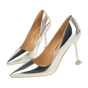 2024 di vendita calda oro argento nero tacchi alti <span class=keywords><strong>scarpe</strong></span> a spillo per la festa - Product Image 1