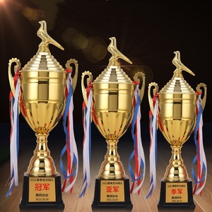 Trofeo de Diseño Especial para Ganadores de Carreras de Palomas, Premio, Recuerdo, Regalo, Trofeo de Aves, Premio Personalizado con Cinta Roja, Trofeo Grande de Metal - Product Image 2