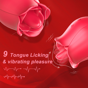 2025 Mainan Seks Dewasa untuk Pria Masturbasi Stimulator Seks Wanita Rose Langue Vibrator 20 Buah Warna Merah Muda Hitam Putih Ukuran Penuh Seksi - Product Image 5