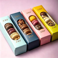 Boîtes à biscuits personnalisées avec logo, en carton blanc coloré, Emballage Cookies