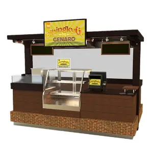 Cafe Kiosk Mall Food Kiosk Furniture Indoor Mall Coffee Shop Kiosk