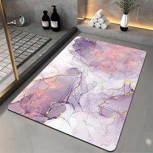 Alfombra <span class=keywords><strong>de</strong></span> Baño Antideslizante Ultrafina, Alfombra <span class=keywords><strong>de</strong></span> Baño que Cabe Debajo <span class=keywords><strong>de</strong></span> la Puerta, Respaldo <span class=keywords><strong>de</strong></span> Goma, Secado Rápido, Súper Absorbente, Lavable, Alfombrillas para Ducha - Product Image 4