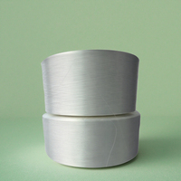 Torsion personnalisable et couleurs 100% polyester recyclé FDY fil blanc brut 190D/48F avec certificat OEKO/GRS