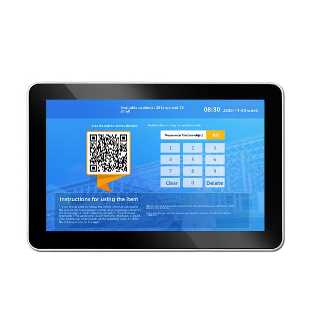 Industrial-grade All-in-one Touch-screen HMI Fully Enclosed Embedded Android Tablet Smart Cabinet Terminal System