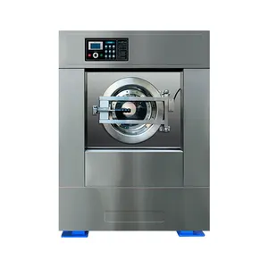 Profesyonel endüstriyel çamaşır ekipmanları ağır ön yükleme yıkayıcı ekstraktör ticari yumuşak monte çamaşır makinesi fiyat
