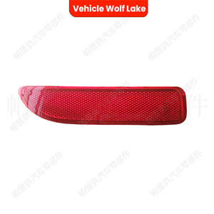 Luz trasera para parachoques de vehículo Wolf Lake, para Renault Logan Lada Largus 2008 2012, ABS rojo, pieza de repuesto nueva - Product Image 4