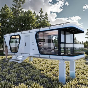 Modern Luxury Pré-fabricado Steel Space <span class=keywords><strong>Capsule</strong></span> Villa Sistema Inteligente para Camping e Uso do Hotel - Product Image 4