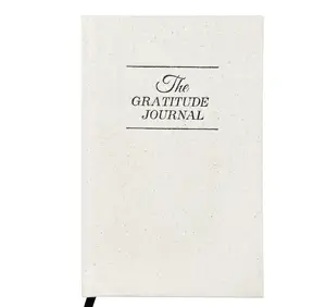 Factory Manifest Sublimation Gratitude Planner Wholesale Custom Design Linen Fabric Premium A5 Hardcover Dotted Notebook Journal