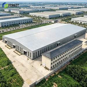 Atelier, entrepôt, usine, installation, dépôt préfabriqués en structure métallique préfabriquée haute résistance et grande capacité - Product Image 1