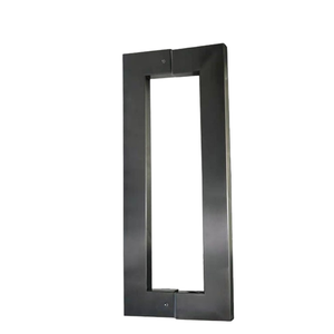 Black Modern Stainless Steel Office <b>Door</b> <b>Pull</b> <b>Handle</b> DT6005 for Hotel & Home Use - Product Image 1