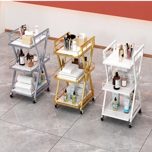 Z Newly Designed Salon <b>Trolley</b> Hairdressing Cosmetics Storage <b>Tool</b> Cart Stylish Salon Furniture - Product Image 1