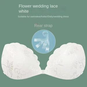 Nouveau <span class=keywords><strong>Soutien</strong></span>-<span class=keywords><strong>Gorge</strong></span> Ultra-Mince en Dentelle Push-Up Respirant <span class=keywords><strong>Invisible</strong></span>, <span class=keywords><strong>Coque</strong></span> Unique avec Patch Poitrine en Silicone, Motif Uni, Emplacement du Logo sur le Bonnets - Product Image 6