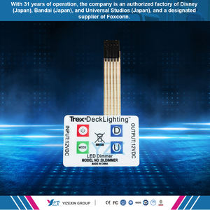 Высококачественная светодиодная мембранная клавиатура с корпусом для клавиатуры со светодиодным тиснением - Product Image 2