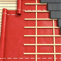 Membrane d'isolation pour maison en PE écologique moderne avec logo imprimé, 80~220 g/m², pour mur