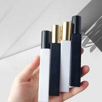 Vente directe d'usine de flacons de parfum vides portables carrés et ronds de haute qualité de 5 ml, 10 ml, 15 ml