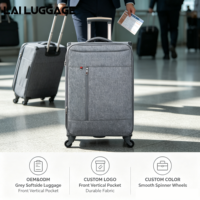 Valise en tissu Oxford 28 pouces, bagage à roulettes extensible grande capacité, étanche