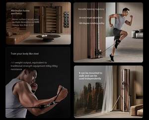 Entraîneur à double bras multifonctionnel en bois mural pour hommes <span class=keywords><strong>Flybird</strong></span> à usage commercial pour un équipement d'entraînement complet de la force - Product Image 4