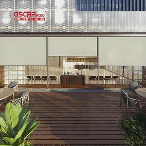 Panneaux latéraux pour auvents de patio en polyester, protection contre les intempéries et la confidentialité, <span class=keywords><strong>moustiquaire</strong></span>, télécommande, <span class=keywords><strong>volet</strong></span> roulant pour jardin, balcon, terrasse - Product Image 1