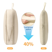 Ensemble HANFEIZI de 4 Organisateurs de Bagages de Voyage à Compression