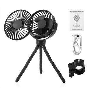 F1022 cochecito de bebé pulpo ventilador 1200mAh, cubierta de ventilador desmontable y fácil de limpiar, rango de tres velocidades, se puede utilizar como soporte - Product Image 6