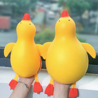 Grand jouet anti-stress en caoutchouc souple Big Mac, canard géant surdimensionné pour la décompression et le jeu, jouet de mariage, vente en gros disponible