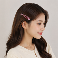 Pinces à cheveux personnalisées en acétate en forme de poisson mignon, pinces à bec de canard à motif animal marbré, pinces à cheveux vintage, vente en gros de pinces à cheveux tendance