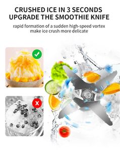 Mixeur professionnel haute vitesse, robot culinaire et broyeur robuste pour usage commercial ou domestique - Product Image 4