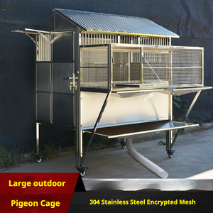 RVS grote duivenkooi buitenkooi voor kweek en vrijlating, meerdere maten - Product Image 2