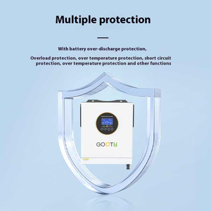 Biến tần năng lượng mặt trời tích hợp tất cả trong một GOOTU tiêu chuẩn Mỹ 5.5KW 6.2KW, bộ điều khiển MPPT 100A, biến tần năng lượng mặt trời 6200W 240Vac pha tách - Product Image 5