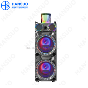 Hansuo HS-TD1246 12 inch đa chức năng Karaoke nhảy múa video loa xe đẩy hỗ trợ <span class=keywords><strong>DJ</strong></span> Xe đẩy <span class=keywords><strong>PA</strong></span> loa với Mic không dây - Product Image 2