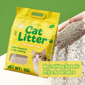 Arena para Gatos de Bentonita Aglomerante con Aroma a Limón, Paquete Personalizado con Logotipo OEM ODM - Product Image 1