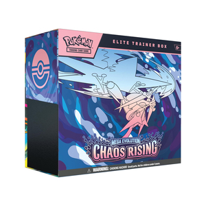 Vente en gros de cartes Pokémon TCG : Boîte d'entraînement Elite Mega Evolution Chaos Rising, boîte cadeau de cartes à collectionner, cartes de jeu - Product Image 1