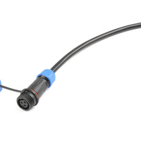 Connecteur d'aviation étanche M12/SD/SP13 5A mâle à femelle 2 3 4 5 Signal de fil à 6 cœurs pour alimentation 10A pour PCB FPC