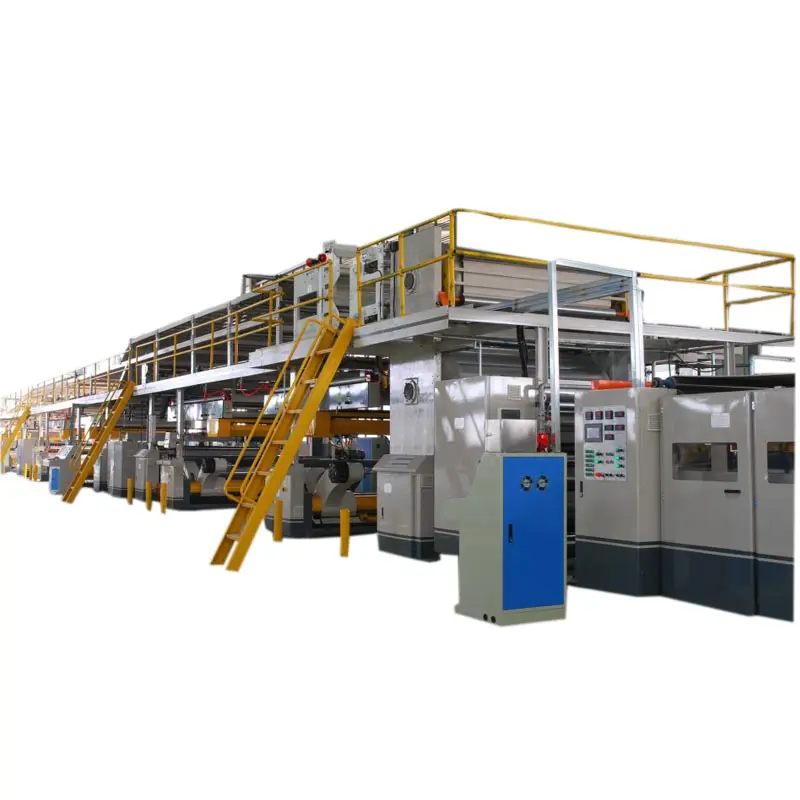 Machine de fabrication de cannelures, papier ondulé avec 5 plis, ligne de Production width1500-1800mm