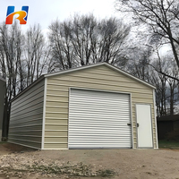 Kit de construction de garage modulaire préfabriqué galvanisé portable, entrepôt, dépôt, abri de stockage, garage pour voiture