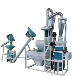 Grain corn flour mill maize milling machine wheat flour making production process line machinery equipment plant