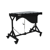 37-Tone Performer Series Aluminum Silver Glockenspiel With Pedal for Education and Stage