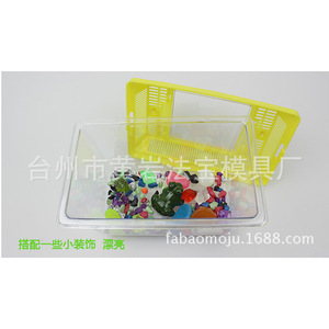 Moule de moulage par injection pour aquarium en plastique, matériau P20, surface à une seule pièce, arrangement horizontal semi-fixe, articles de nécessité quotidienne - Product Image 2