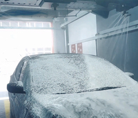 Machine de lavage de voiture électrique intelligente sans contact HP-232 avec détection ultrasonique et détection de distance par IA