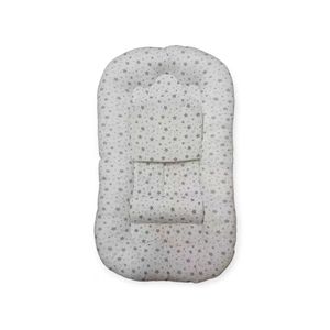 Coussin incliné pratique multicolore en polyester pour nourrisson avec bande auto-agrippante pour l'alimentation au biberon anti-vomissement - Product Image 3