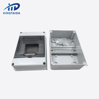 Boîtier plastique extérieur étanche IP65 ABS Interrupteur 5 voies Panneau électrique MCB Circuit Rail DIN Boîte de jonction de puissance Vialmax High