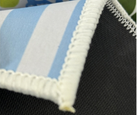 Tapis de Mahjong New Jersey Thème Noël Antidérapant Absorbant Résistant aux Taches Facile à Nettoyer