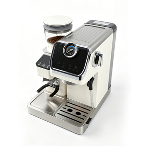 1.2L Flat Burr Quantitative Grinding <b>Espresso</b> Coffee Bean 220V 110V Coffee Machine With Grinder <b>Espresso</b> Machine With Coffee Gri - Product Image 1