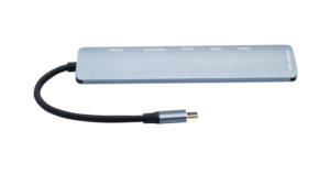 Bán buôn Thêm Multiport Adapter với 1 HDMI + 3*3.0 USB + 3.0 SD TF USBC Dongle forhome văn phòng & đa màn hình năng suất. - Product Image 6