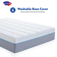 Günstige Kingsize-Matratze für Schlafzimmer, Maßgefertigte Box-Matratze mit Kühlfunktion, Natürlicher Latex und Memory-Schaum