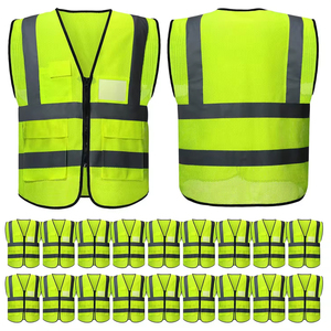 Gilet de sécurité industrielle Gilet de travail haute visibilité Ingénieur en construction de trafic avec norme CE EN20471 et ANSI ANT5PPE - Product Image 4