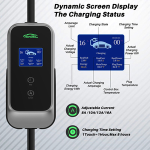 Forte stabilité prix 3.5KW 7KW 9.6KW mobile rapide niveau 2 EV câble de charge voiture électrique Portable EV chargeur - Product Image 2