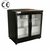 Réfrigérateur transparent, réfrigérateur commercial, vitrine réfrigérée, équipement de réfrigération pour hôtel, mini-bar