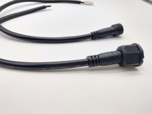 M10 M12 2针3针IP65防水连接器电缆组件，适用于户外LED灯条 - Product Image 3