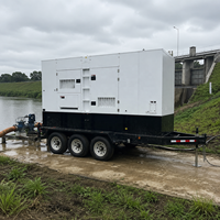 Groupe électrogène diesel silencieux certifié CE/ISO 200 kW 250 kW 300 kW avec contrôleur Deepsea, refroidi par eau, pour la construction agricole